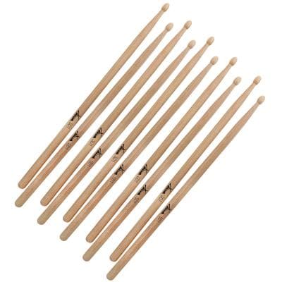 XDrum SD1 Wood Hickory Drumsticks 5 Paires