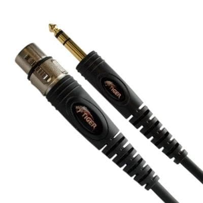 Tiger Mic6-10 Câble Xlr Femelle / Jack 6.3Mm Bronze