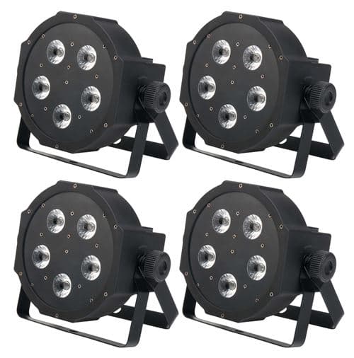 Showlite FLP 5x9W Affichage Flatline LED RGB projecteurs