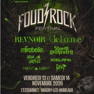 Affiche, Foud'Rock Festival 2026 - Pass 2 jours