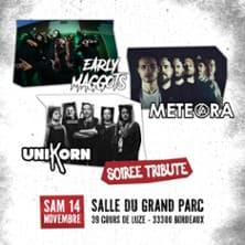 Affiche, Tribute Slipknot + Linkin Park + Korn par Early Maggots + Meteora + Unikorn