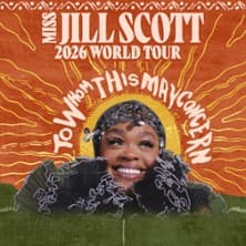 Affiche, Jill Scott - To Whom This May Concern 2026 Tour